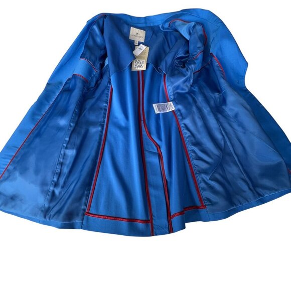 Banana Republic xHARBISON Blue Wool Blazer Size 12 - Picture 6 of 15